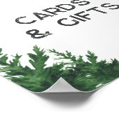 Wolf Baby Shower Cards and gifts  Poster (Hoek)