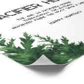 Wolf baby shower - Pacifier hunt game Poster (Hoek)