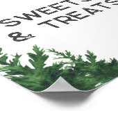 Wolf Baby Shower Sweets and Treats Poster (Hoek)