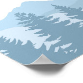 Wolf Baby shower Welkomstteken Poster (Hoek)