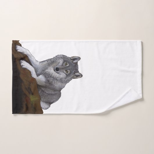 Wolf Bad Handdoek (Handdoek)