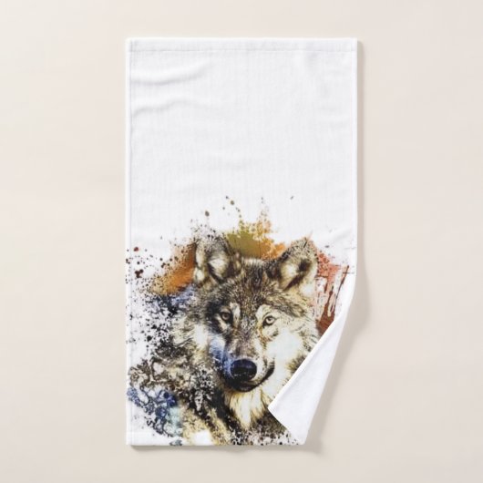 Wolf Bad Handdoek (Handdoek)