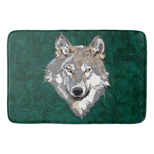 wolf badmat (Voorkant)