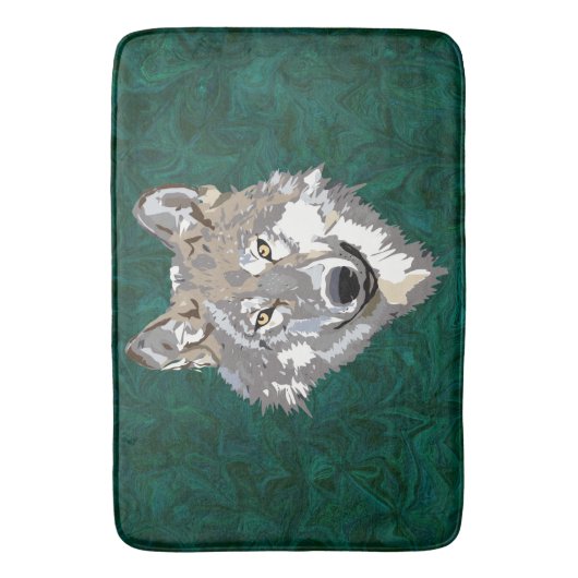wolf badmat (Voorkant Verticaal)