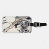 Wolf Bagagelabel (Voorkant horizontaal)