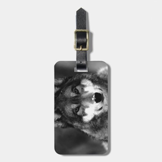 Wolf Bagagelabel (Voorkant verticaal)