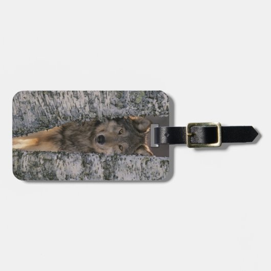 Wolf Bagagelabel (Voorkant horizontaal)