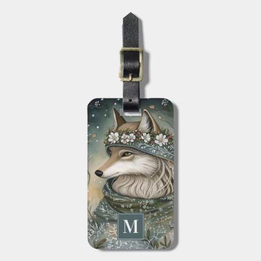 Wolf bagagerekje bagagelabel (Voorkant verticaal)
