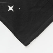 Wolf Bald Eagle Amerikaanse vlag Volle Maan Nieuwj Fleece Deken (Hoek)