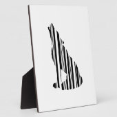 WOLF BAR CODE Howl Barcode Patroon Ontwerp Fotoplaat (Zijkant)