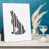 WOLF BAR CODE Howl Barcode Patroon Ontwerp Fotoplaat (Zijkant)