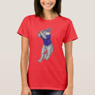 Wolf Baseball bat T-shirt