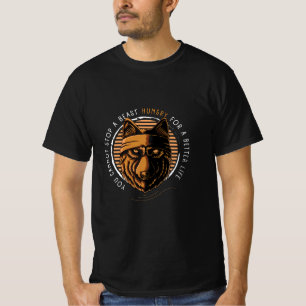 Wolf Beast met levensoffertes T-shirt