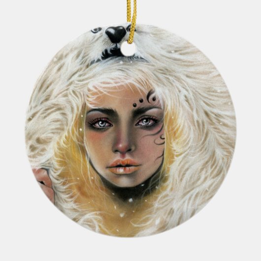Wolf Beauty Ornament (Voorkant)