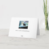 Wolf, Beer en Eagle Prettige feestdagen Xmas Kaart (Achterkant)