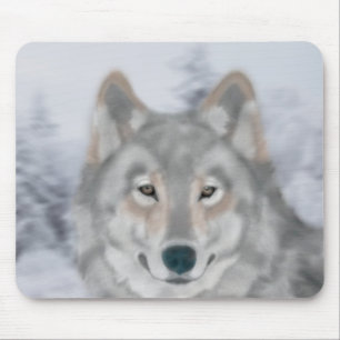 Wolf (Ben jij mijn vriend?) Mousepad Muismat