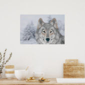 Wolf (Ben jij mijn vriend?) Poster (Keuken)