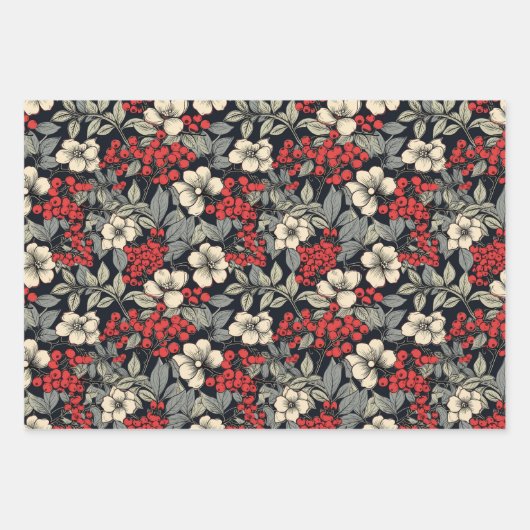 Wolf Berry Inpakpapier Vel (Voorkant 2)