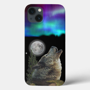 Wolf bij nachtart. Case-Mate iPhone case