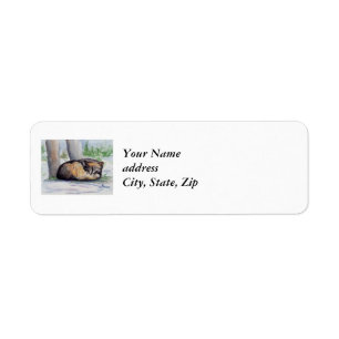 Wolf bij Rest Return Address Label