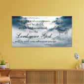 Wolf-Bijbel vers Canvas Afdruk (Insitu (Woonkamer))