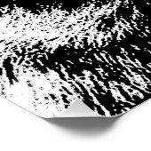 Wolf Black & White Pop Art Perfect Poster (Hoek)