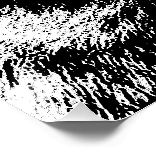 Wolf Black & White Pop Art Perfect Poster (Hoek)