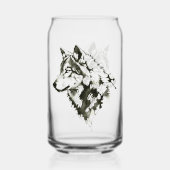Wolf Blikvorm Glas (Achterkant)