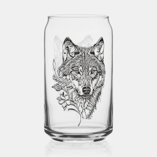 Wolf Blikvorm Glas (Voorkant)