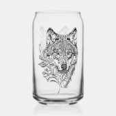 Wolf Blikvorm Glas (Achterkant)