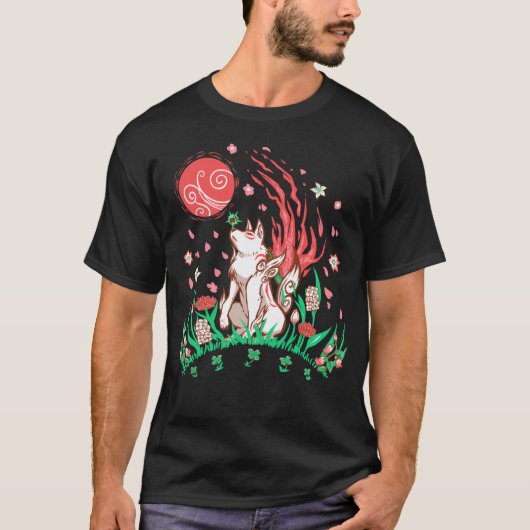 Wolf Blossom Breeze T-shirt (Voorkant)