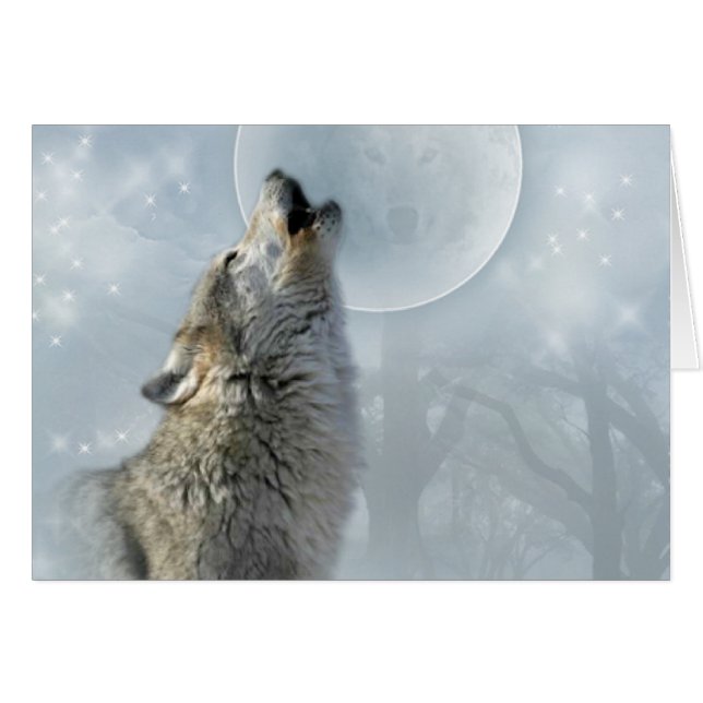 Wolf Blue Moon (Voorkant Horizontaal)