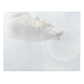 Wolf Blue Moon Notitieblok 8,5X11 (Voorkant)