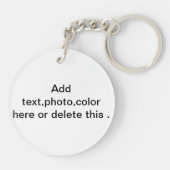 Wolf Blue Moon Sleutelhanger (Achterkant)