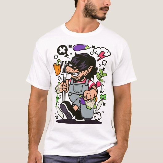 Wolf-boer T-shirt (Voorkant)