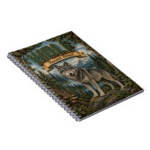 Wolf Boreaal Bos POPCUT Notitieboek (Rechterzijde)