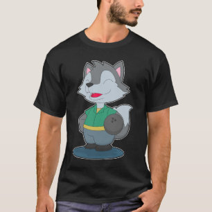 Wolf Bowling Bowling bal Sporten T-shirt