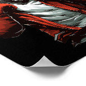 Wolf Boxer Boksen Mixed Martial Arts Kickboksen Poster (Hoek)