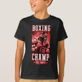 Wolf Boxing Champ _ Boxer Fighter Motivation  T-shirt (Voorkant)