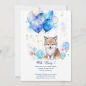 Wolf Boy Baby shower Uitnodiging (Voorkant)