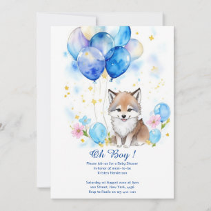 Wolf Boy Baby shower Uitnodiging
