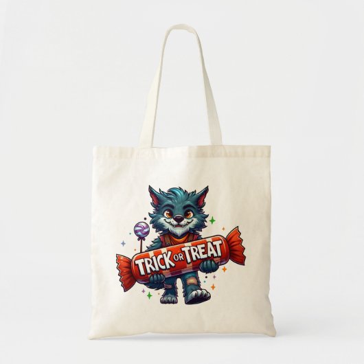 Wolf Boy Trick or treat Bag Tote Bag (Voorkant)