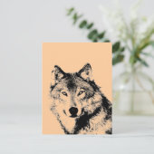 Wolf Briefkaart (Staand voorkant)