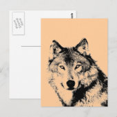 Wolf Briefkaart (Voorkant / Achterkant)