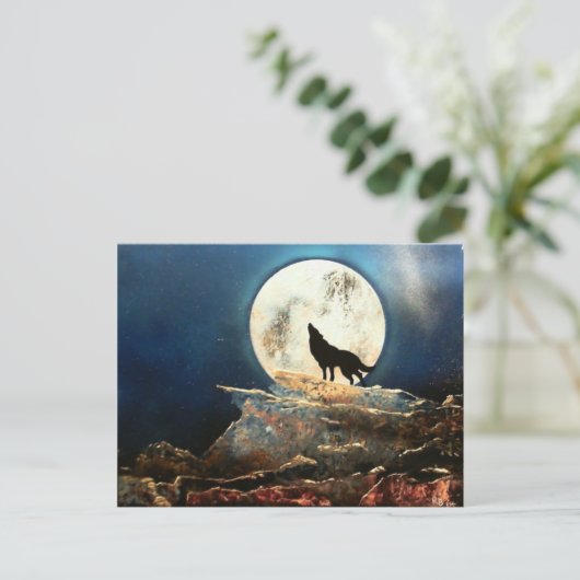 Wolf Briefkaart (Staand voorkant)