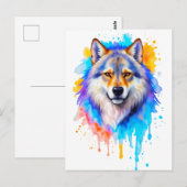 Wolf Briefkaart (Voorkant / Achterkant)