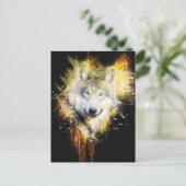 Wolf Briefkaart (Staand voorkant)