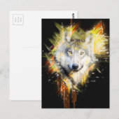 Wolf Briefkaart (Voorkant / Achterkant)