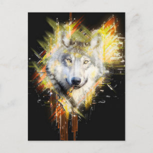 Wolf Briefkaart