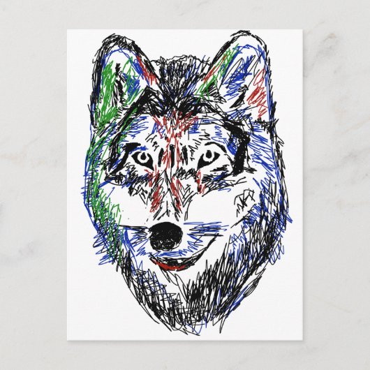 Wolf Briefkaart (Voorkant)